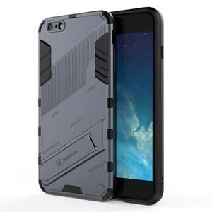 huismerk Punk Armor 2 in 1 PC + TPU Shockproof Case met onzichtbare houder voor iPhone 6 Plus & 6s Plus(Grijs)