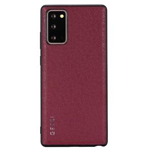 Voor Samsung Galaxy Note 20 GEBEI Full-coverage Shockproof Leather Protective Case(Red)