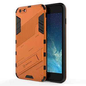 huismerk Punk Armor 2 in 1 PC + TPU Shockproof Case met onzichtbare houder voor iPhone 6 Plus & 6s Plus (Oranje)