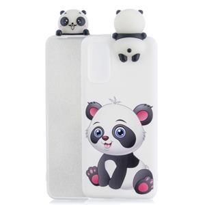 huismerk Voor Galaxy S20 Shockproof Cartoon TPU Beschermhoes (Panda)