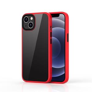 huismerk Ming Shield Hybrid Frosted Transparent PC + TPU Scratch Proof Shockproof Case voor iPhone 13 Mini