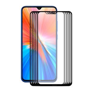 Voor Xiaomi Redmi Note 8 2021 5 stks Enkay Hat-Prince Full Lule 0.26mm 9H 2.5D Gehard Glas Screen Protector Volledige dekkingsfilm