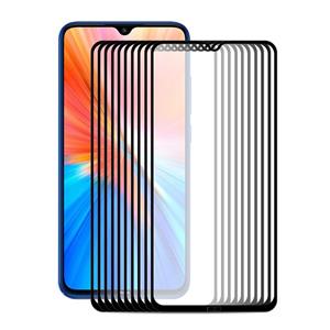 Voor Xiaomi Redmi Note 8 2021 10 stks Enkay Hat-Prince Full Lule 0.26mm 9h 2.5D Gehard Glas Screen Protector Volledige dekkingsfilm