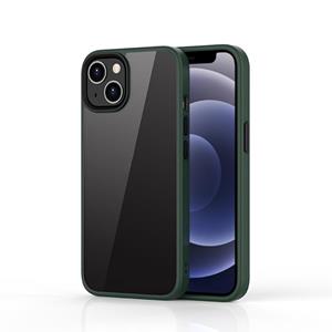 huismerk Ming Shield Hybrid Frosted Transparent PC + TPU Scratch Proof Draffrowet Case voor iPhone 13