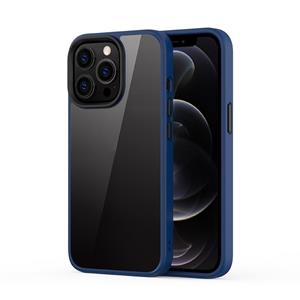 huismerk Ming Shield Hybrid Frosted Transparent PC + TPU Scratch Proof-schokbestendig Case voor iPhone 13 Pro