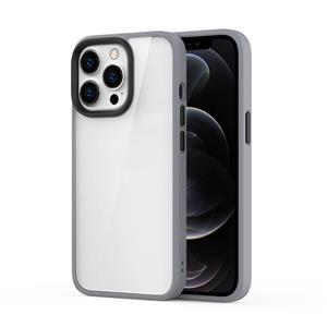 huismerk Ming Shield Hybrid Frosted Transparent PC + TPU Scratch Proof-schokbestendig Case voor iPhone 13 Pro Max