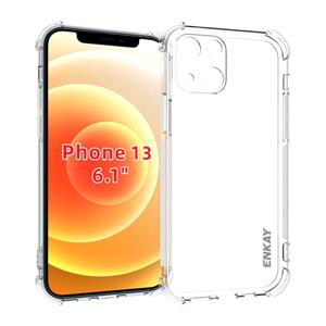 Hat-Prince Enkay Clear TPU Shockproof Soft Case Drop Protection Cover voor iPhone 13