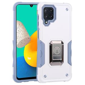 huismerk Voor Samsung Galaxy M32 / M22 / M21 Ringhouder Non-Slip Armor Phone Case