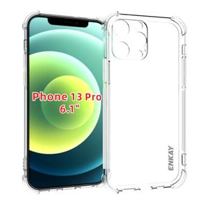 Hat-Prince Enkay Clear TPU Shockproof Soft Case Drop Protection Cover voor iPhone 13 Pro