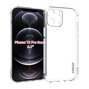 Hat-Prince Enkay Clear TPU Shockproof Soft Case Drop Protection Cover voor iPhone 13 Pro Max