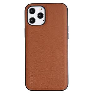 GEBEI Full-coverage Shockproof Leather Protective Case For iPhone 12 mini(Brown) GEBEI Full-coverage Shockproof Leather Protective Case For iPhone 12