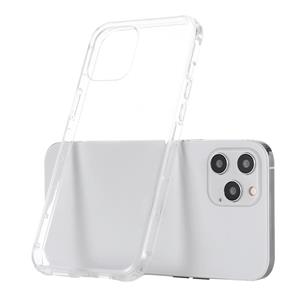 GEBEI Plating TPU Schokbestendige beschermhoes voor iPhone 12 mini(Zilver)