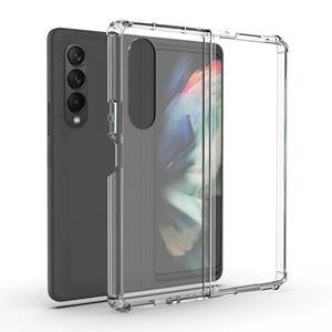 huismerk For Samsung Galaxy Z Fold3 5G Shockproof Acrylic Folding Protective Case