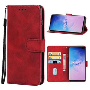 huismerk Lederen telefooncase voor Samsung Galaxy S10 Plus