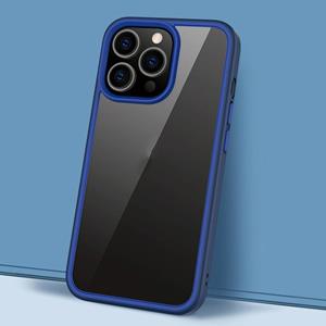 huismerk Prachtige kleuren serie pc + TPU schokbestendig beschermhoesje voor iPhone 13 Pro (blauw)