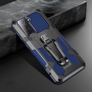 huismerk Voor Samsung Galaxy S30 Machine Armor Warrior Shockproof PC + TPU Beschermhoes (Royal Blue)