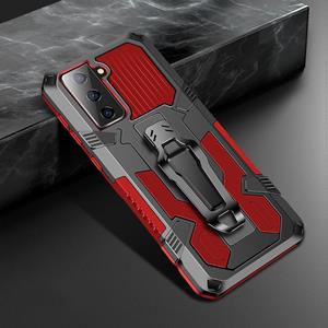 huismerk Voor Samsung Galaxy S30 Machine Armor Warrior Shockproof PC + TPU Beschermhoes (Rood)