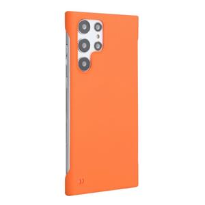 Voor Samsung Galaxy S22 Ultra 5G Enkay Matte Frameloze Hard PC Case (Oranje)