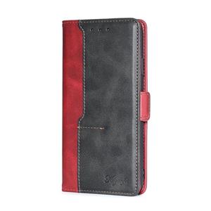 Huismerk Voor Huawei Mate 20 Pro Retro Texture Contrast Color Side Buckle Horizontal Flip Leather Case met Holder & Card Slots & Wallet (Red)