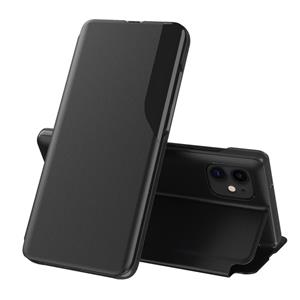 huismerk Side Display Magnetic Shockproof Horizontale Flip Lederen Case met houder voor iPhone 12 mini(Zwart)