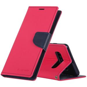 huismerk KWIK GOOSPERY FANCY dagboek horizontale Flip PU lederen case voor Galaxy S10 Plus met houder & kaartsleuven & portemonnee (Rose rood)