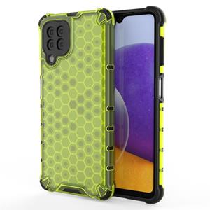 huismerk Voor Samsung Galaxy M32 4G Shockproof Honeycomb PC + TPU-beschermhoes