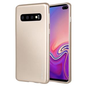 huismerk KWIK GOOSPERY ik JELLY metaal TPU Case voor Galaxy S10 (goud)