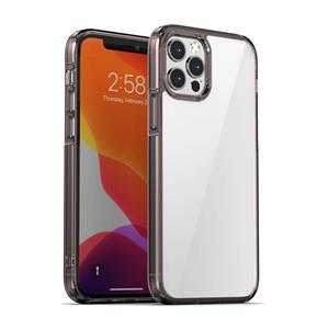 huismerk PC + TPU volledige dekking schokbestendige beschermhoes voor iPhone 13 (transparant zwart)