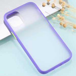 huismerk Skin Feel Series Schokbestendig Frosted TPU + PC-beschermhoes voor iPhone 13 (Paars)