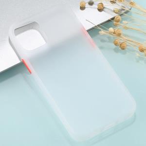 huismerk Skin Feel Series Shockproof Frosted TPU + PC Protective Case For iPhone 13(White)