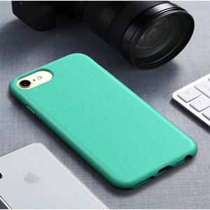 huismerk Voor iPhone6 & 6s Starry Series schokbestendig stro materiaal + TPU beschermhoes (groen)