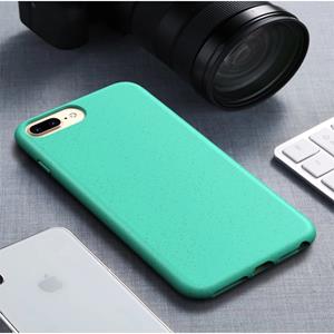 huismerk Voor iPhone 6 plus & 6s plus Starry Series schokbestendig stro materiaal + TPU beschermhoes (groen)