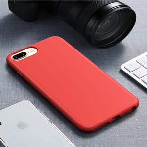 huismerk Voor iPhone 6 plus & 6s plus Starry Series schokbestendig stro materiaal + TPU beschermhoes (rood)