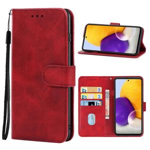 huismerk Lederen telefooncase voor Samsung Galaxy A72 4G / 5G