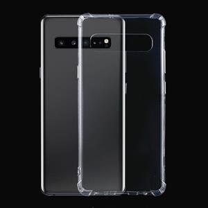 huismerk Voor Galaxy S10 5G vierhoek schokbestendige ultradunne transparante TPU Case