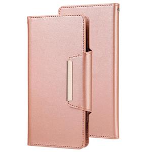 huismerk For Samsung Galaxy S20 Ultra-thin Separable Magnetic Horizontal Flip Leather Case with Card Slot & Wallet(Pink)