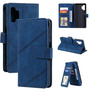 huismerk Voor Samsung Galaxy A32 5G Huid Feel Business Horizontale Flip PU Lederen Case met Houder & Multi-Card Slots & Portemonnee & Lanyard & Photo Frame