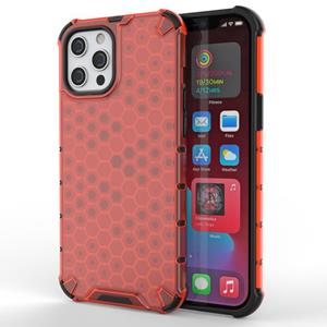 huismerk Shockproof Honeycomb PC + TPU-beschermhoes voor iPhone 13