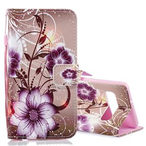 huismerk Lotus patroon horizontale Flip lederen case voor Galaxy S10 5G met houder & kaartsleuven & portemonnee