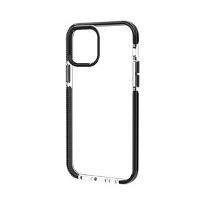 huismerk Voor iPhone 12 Shockproof High Transparency TPU Beschermhoes(Zwart)