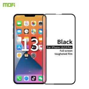 MOFI 9H 2.5D Full Screen Gehard Glass Film voor iPhone 13/13 Pro (Black)