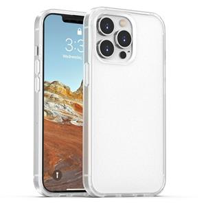 huismerk Skin For For Frosted PC + TPU Shockproof Case met kleur knop voor iphone 13 pro max