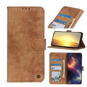 huismerk Antelope Texture Magnetic Buckle Horizontal Flip PU Leather Case with Card Slots & Wallet & Holder For iPhone 13(Brown)