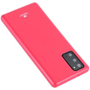 Voor Samsung Galaxy Note20 GOOSPERY JELLY Volledige dekking Soft Case (Rose Red)