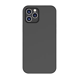 TOTUDESIGN AA-148 Brilliant Series Shockproof Liquid Siliconen Beschermhoes voor iPhone 12 mini(Zwart)