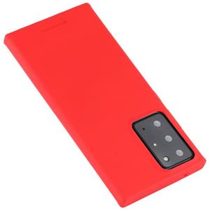 Voor Samsung Galaxy Note20 Ultra GOOSPERY ZACHT GEVOEL Vloeibare TPU Drop-proof Soft case(Rood)