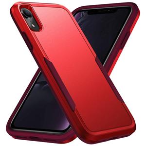 huismerk Pioneer Armor Heavy Duty PC + TPU Shockproof Case For iPhone XR(Red)