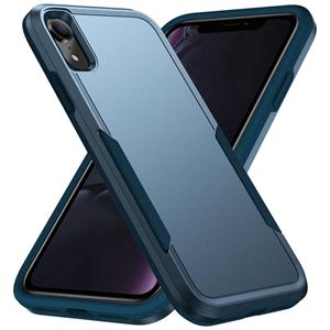 huismerk Pioneer Armor Heavy Duty PC + TPU Shockproof Case For iPhone XR(Blue)