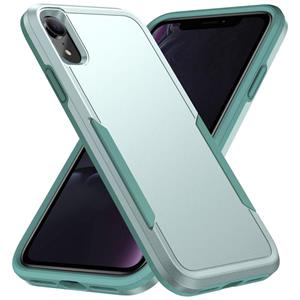 huismerk Pioneer Armor Heavy Duty PC + TPU schokbestendig hoesje voor iPhone XR (groen)