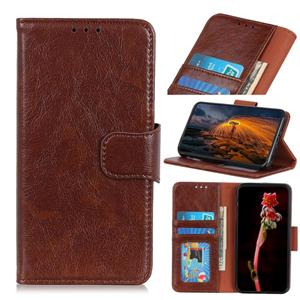 huismerk Nappa Texture Horizontal Flip Leather Case with Holder & Card Slots & Wallet For iPhone 13(Brown)